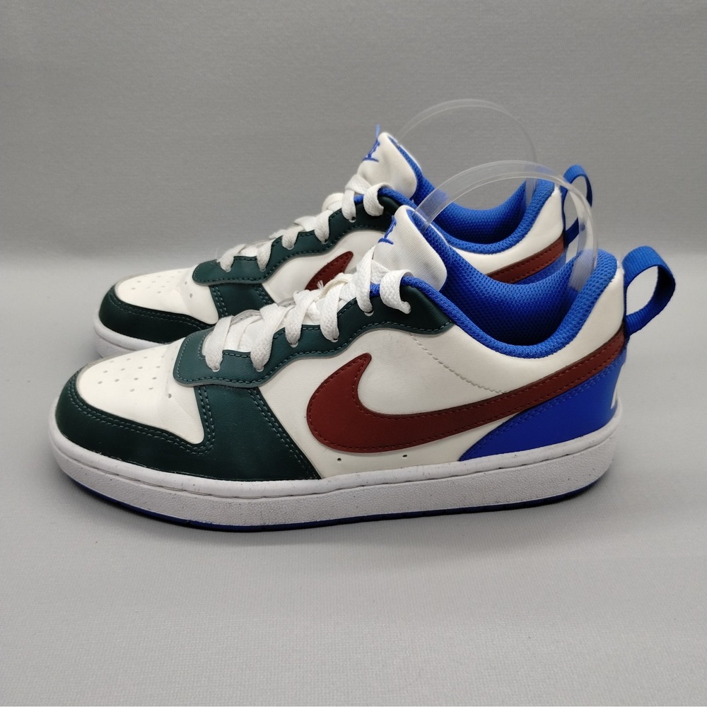 Nike Court Borough Low‎ Recraft Vintage Green Dark Pony Youth Size 4.5 Sneakers